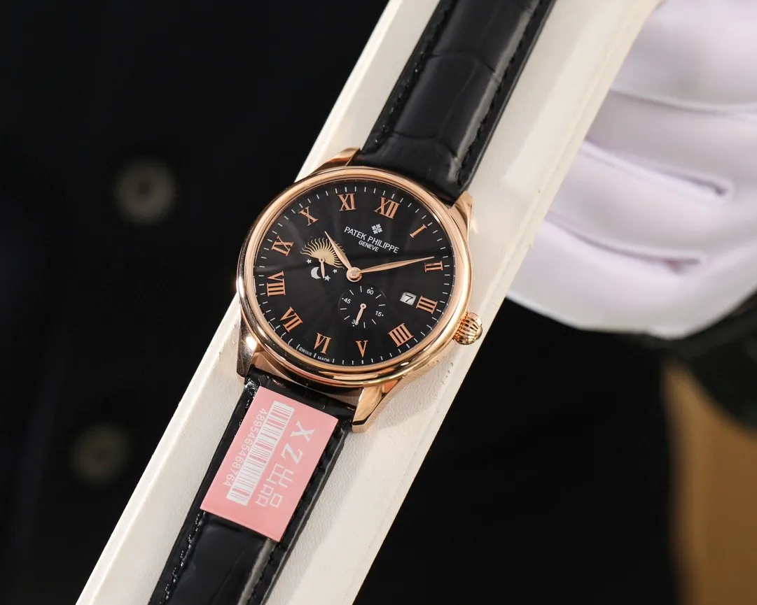【Foreign trade import】💰3200! Patek Philippe (Excellent, Exquisite and Intelligent Work) Latest Counter Picture 🎈🎈 Type: Exquisite Men's Watch (More Excellent) [9 Stars] Strap: Genuine cowhide leather strap (more comfortable) [100 meters waterproof] Movement: Imported mechanical movement (stable) [Imported 8219 machinery] Material: Sapphire crystal mirror (scratch-proof) [Business and leisure] Smart style and strong three-dimensional sense Special design Returning with great reputation, must-sell style. Size: diameter 41mm, thickness 11mm, high-definition real shot! quality assurance!